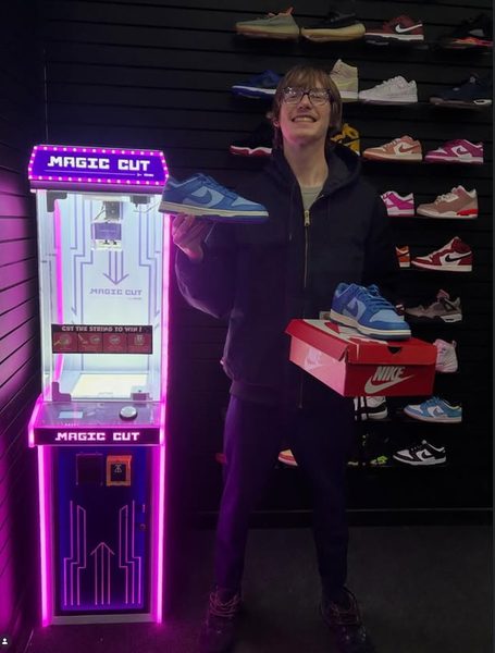 Customer with Nike Dunk Low